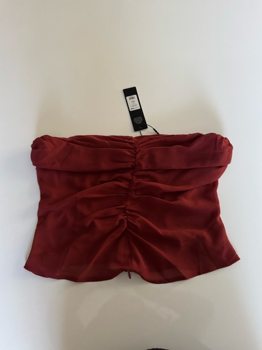 Y2K Strapless Crop Tops L